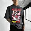 Dragon Ball Z "Majin Buu All Forms" Anime Black Oversized T-Shirt Oversized Streetwear Pop Rock Concert Fan Merch T-Shirt