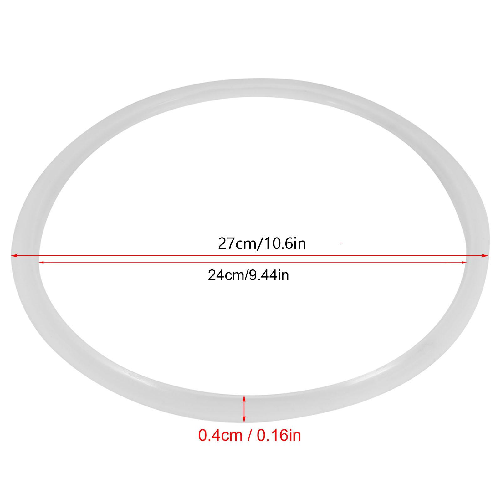 1Pc Cooker Sealing Ring Replacement Clear Silicone Gasket Sealing Ring for Home Pressure Cooker Kitchen Tool