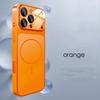 Matte Magnetic Phone Case with Lens Protective Glass Cover for iPhone 13 15 16 To 17 Pro Converter Hard Glass Phone Case