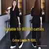 Plus Size Women's Two-Piece Suit: Wide-Leg Trousers & Blazer – Korean Style Loose Casual Set for Spring & Autumn.