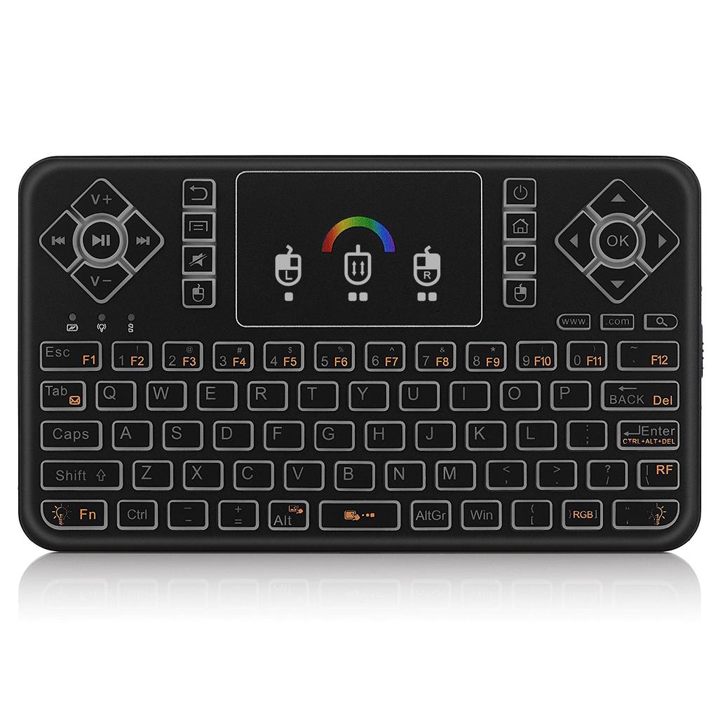 Buy Mini KB 2.4GHz Wireless 433MHZ Mini Keyboard Seven Colorful at ...