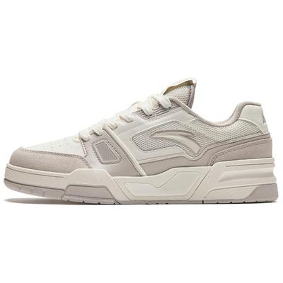 Flame 5.0 Anti-Slip Wear-Resistant Low-Top Skateboard Shoes Women's White Gray Sneakers 122428081-6