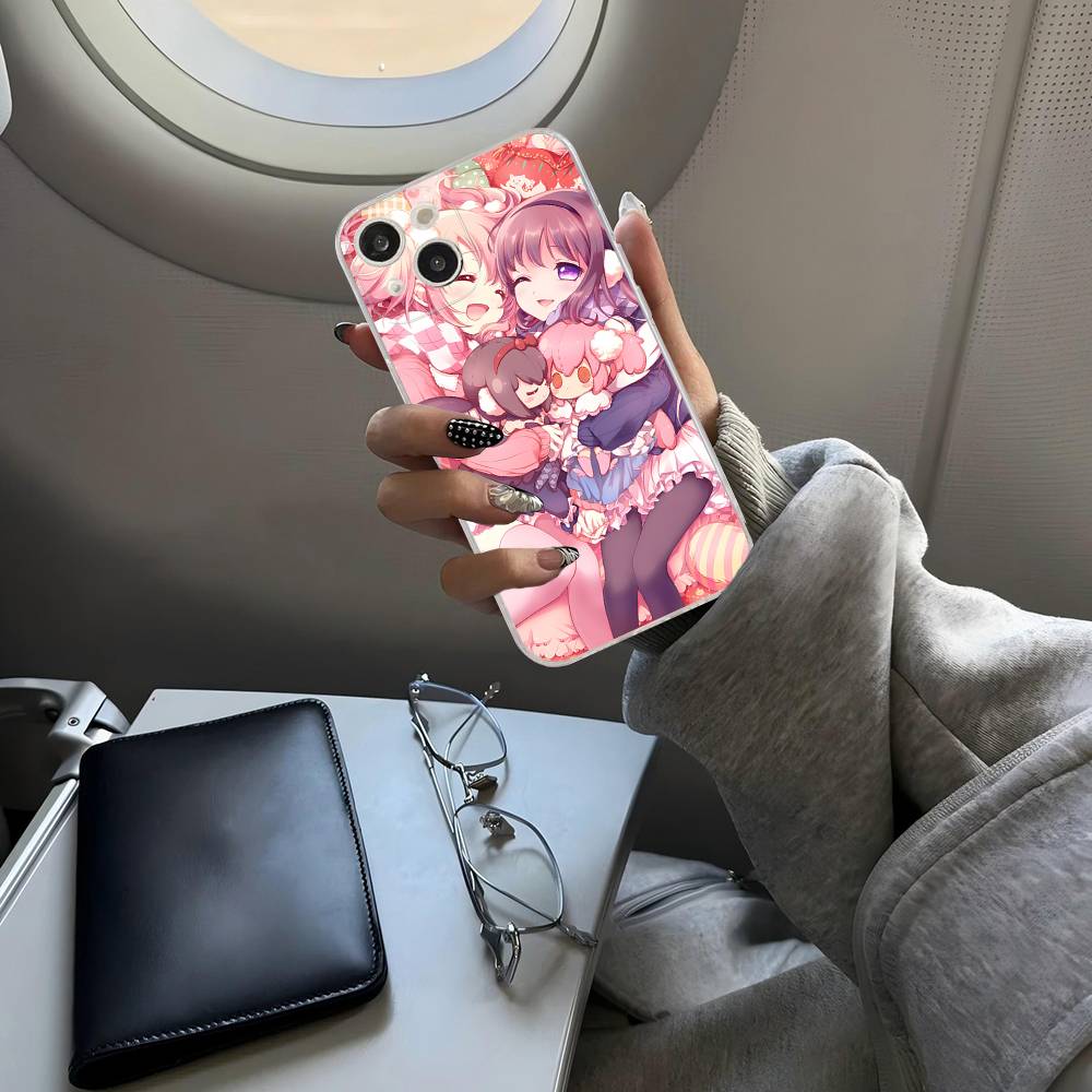 Cute Anime Puella Magi Madoka Magica For IPhone 17 16 15 14 13 12 11 Pro Max Plus Mini Funda For Transparent Cover