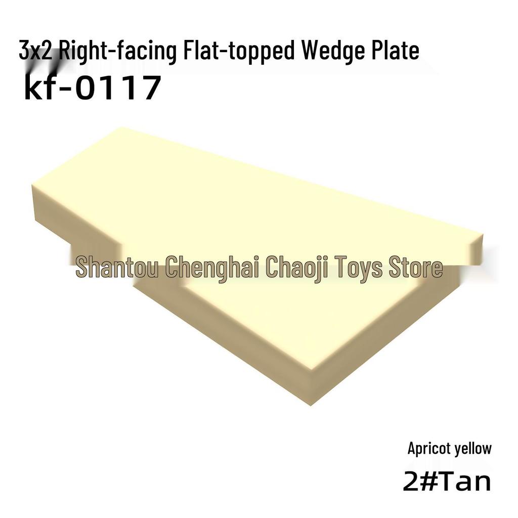 3x2 Right Wedge Smooth Panel M540 - Building Blocks MOC Development Accessory