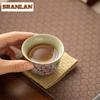 70ml Chinese Enamel Colored Palace Ceramic Tea Cup Handmade Tea Bowl Household Teaware Master Teacup Travel Meditation Cup Mugs