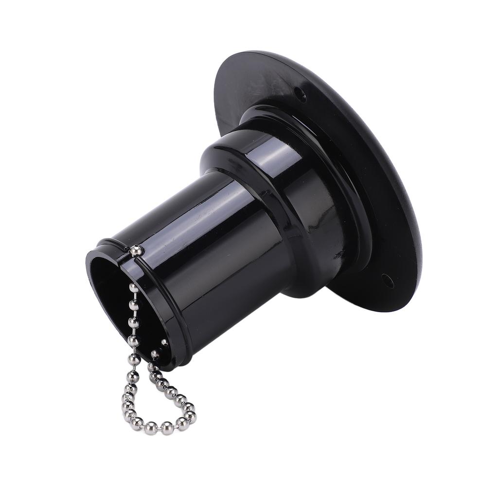 Boat Water Filler Yacht Fittings ABS Deck Water Filler Cap Fill Hatch Inlet for Marine Boat Yacht RVABS Black