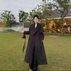 Korean Style Double-Sided Wool Coat for Tall People – Loose, Long, High-Grade Outerwear for Autumn/Winter 2026