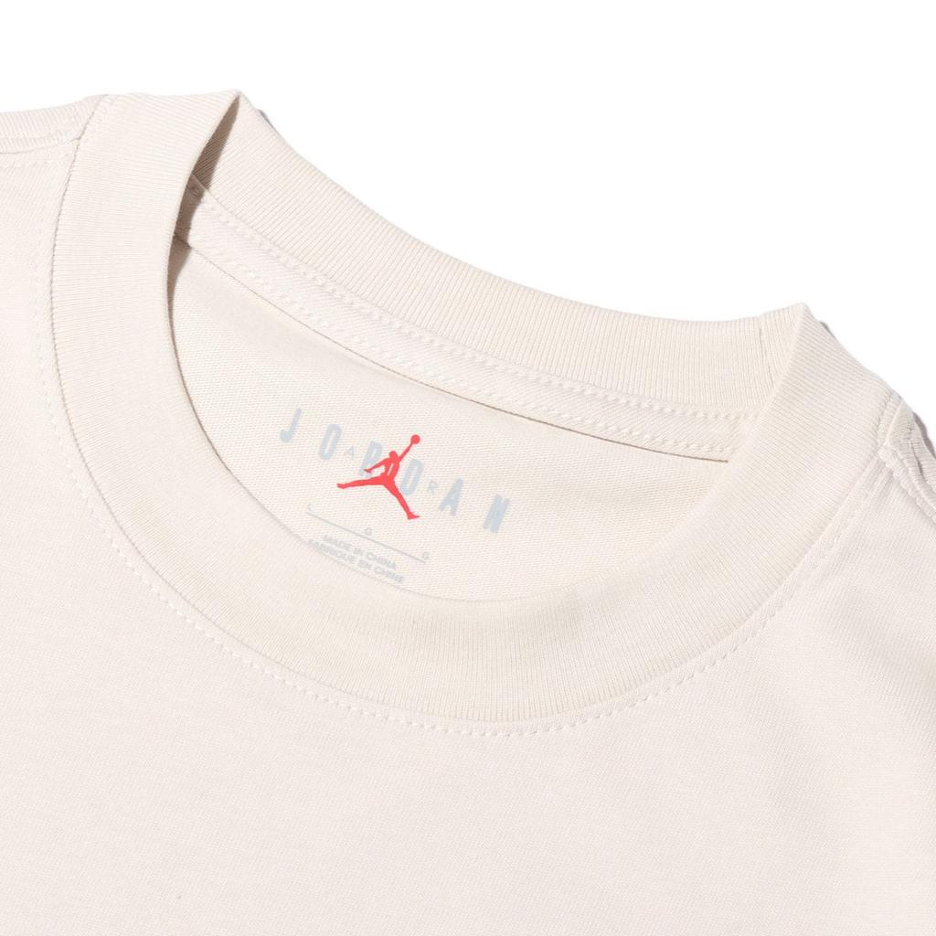 Jordan SS22 Футболка с круглым вырезом и длинными рукавами с логотипом. Мужские топы Off-White DM0847-104