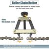 #25-60 Roller Chain Breaker Detacher Cutter & Chain Puller Holder Tool For Motorcycle Bicycle Go Kart ATV Chains Replacement