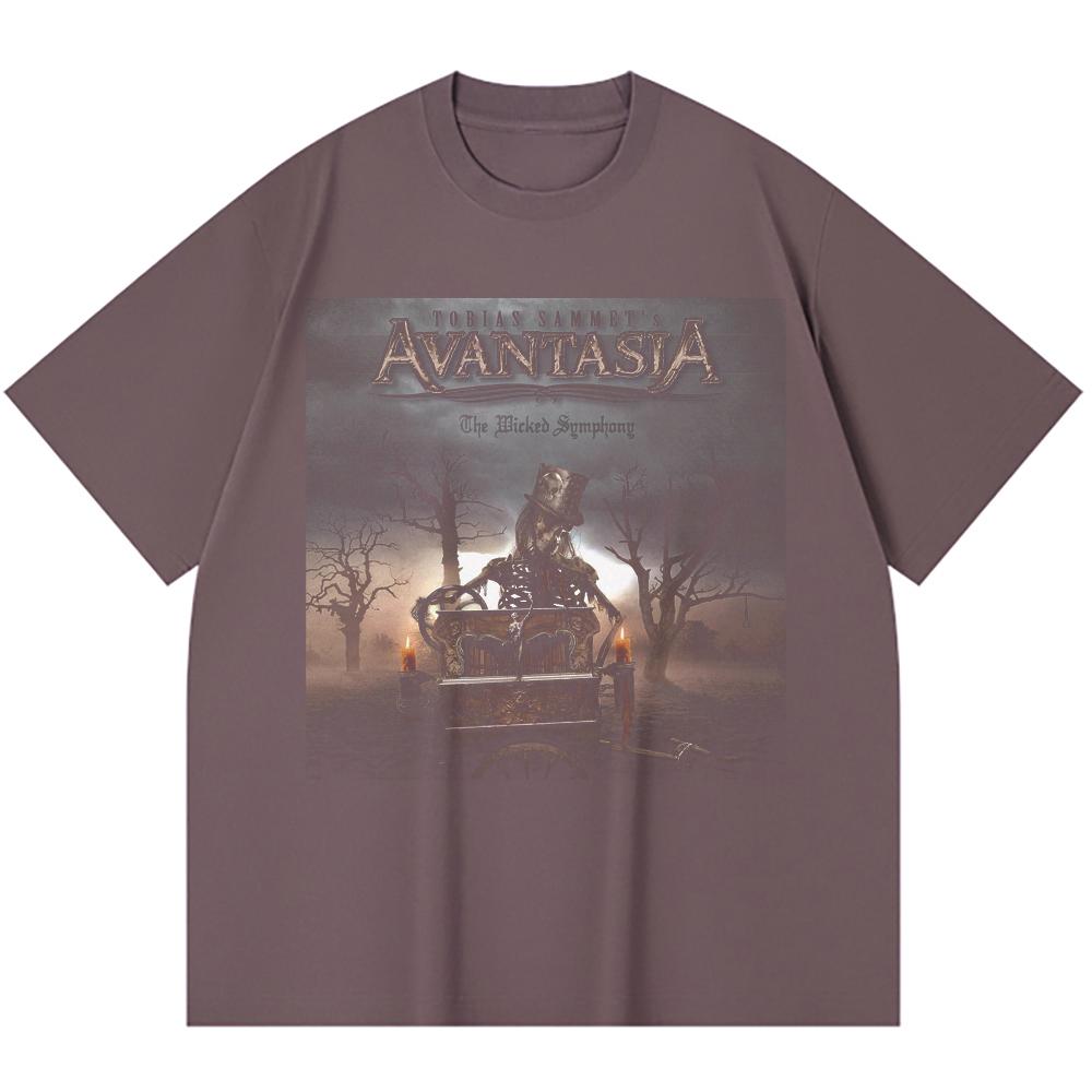 230 Gsm 100% Cotton Heavy Metal T-Shirt  Rock Band Popular Music Print Unisex Heavy Cotton T Shirt