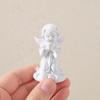 huaqianguhh Resin Cherubs Figurine, White Angel Statue, Garden Praying Cherub Sculpture, Indoor Outdoor Home Decoration, Cute Adorable Angle Sculpture