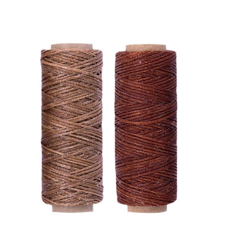 Premium Stainless Steel Shoe Repair Awl & Crochet Hook with Nylon/Waxed Thread for Leather Sewing