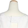 KYOETSU Women's White Apron with Sleeves for Western-Style Cooking (Size M)