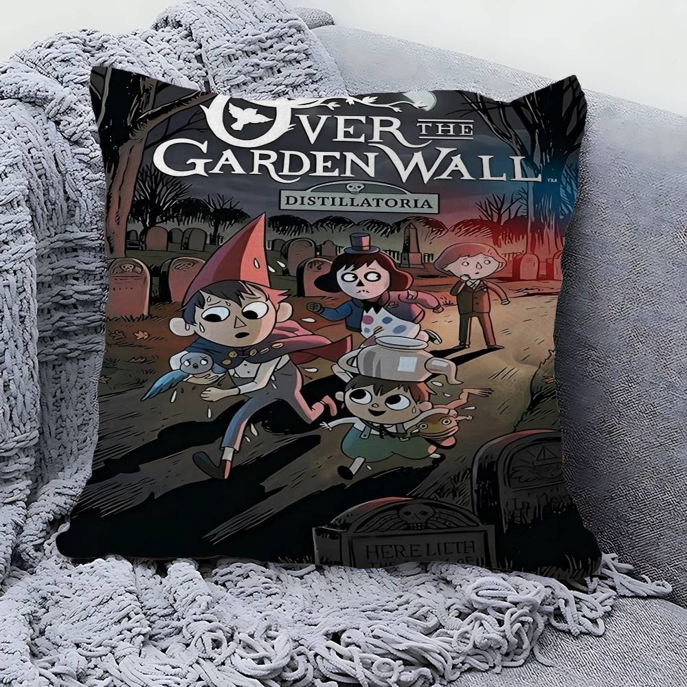 Anime O-Over The G-Garden W-Wall Personalized Picture Text Home Decorative Pillows Household Gifts 45x45cm