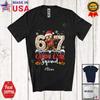 Custom Name Candy Cane Squad Joyful Christmas Dabbing Gingerbread 67 T-Shirt