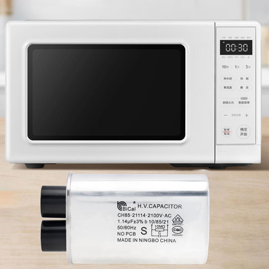 CH85 21114 2100V 50 / 60Hz High Voltage Capacitor 1.14uF for Microwave Oven / Pipeline Drying Equipment / Bake Oven