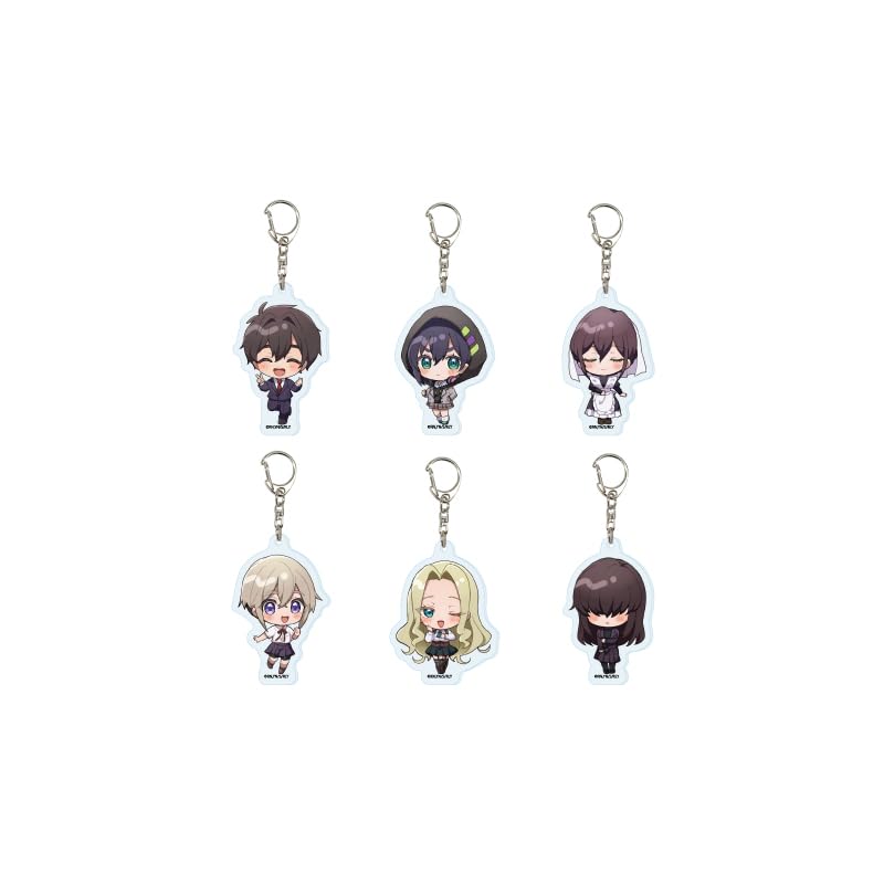 

100 Girlfriends Who Really Really Really Really Love You 07 [Mini Character Illustration] Acrylic Keychain Box of 6