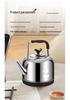 316 Stainless Steel Electric Kettle, Extra Thick, Auto Shut-Off for Boiling Water, Ideal for Elderly Use