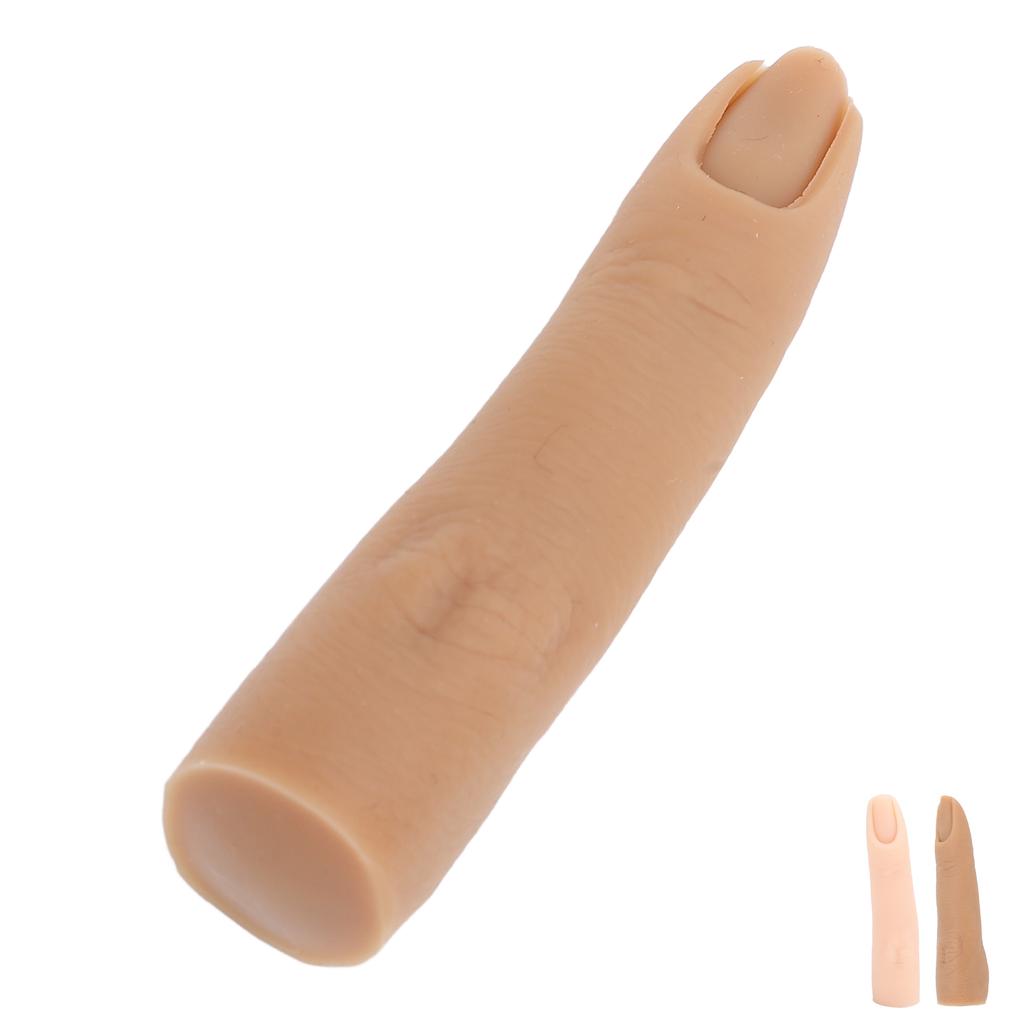 Silicone Practice Fingers for Acrylic Nails Soft To Touch Realistic Flexible Bendable Nail Training 