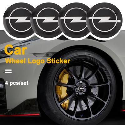 56mm 4pcs Car Wheel Center Hub Cap Badge Logo Sticker For Antara Astra Insigni Mokka Corsa Mokka Vectra Opc Opcline H J K