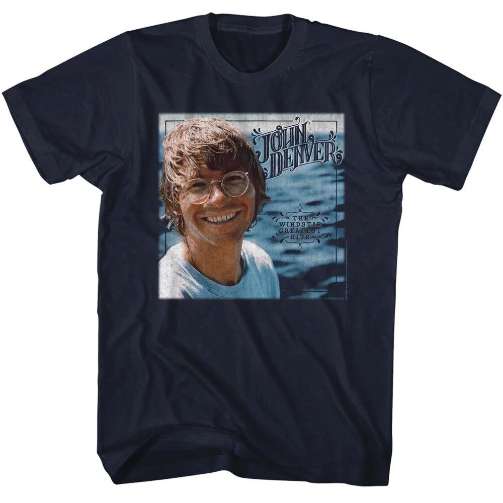 John Denver Musician The Windstar Greatest Hits Men s T Shirt Folk Music Merch M
