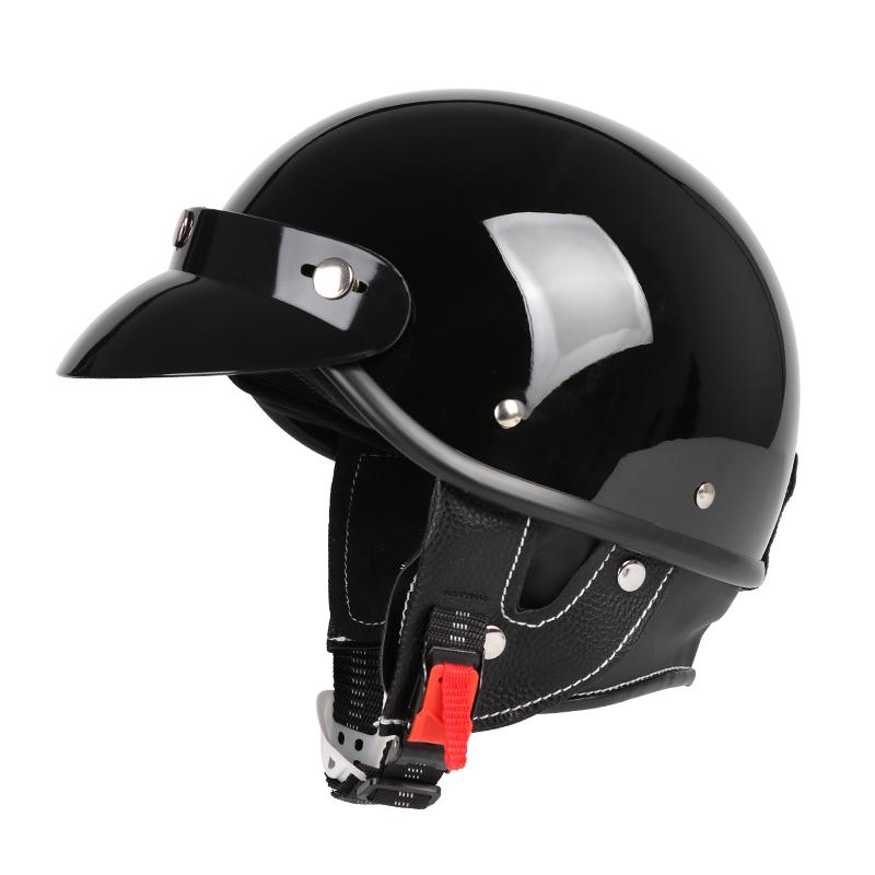 Vintage Japanese Motorcycle Helmet Cruiser Half Helmet Unisex Adult Child All Seasons Summer Simple Stylish Protection L09