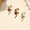 Zodiac Snake Brooch Women Autumn Winter Animal Alloy Brooch Pin Personalized Versatile Clothes Bag Scarf Accessories Brooches