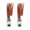 Zefal Christophe Leather Bicycle Toe 370cm 5161F Straps, Brown, Long,