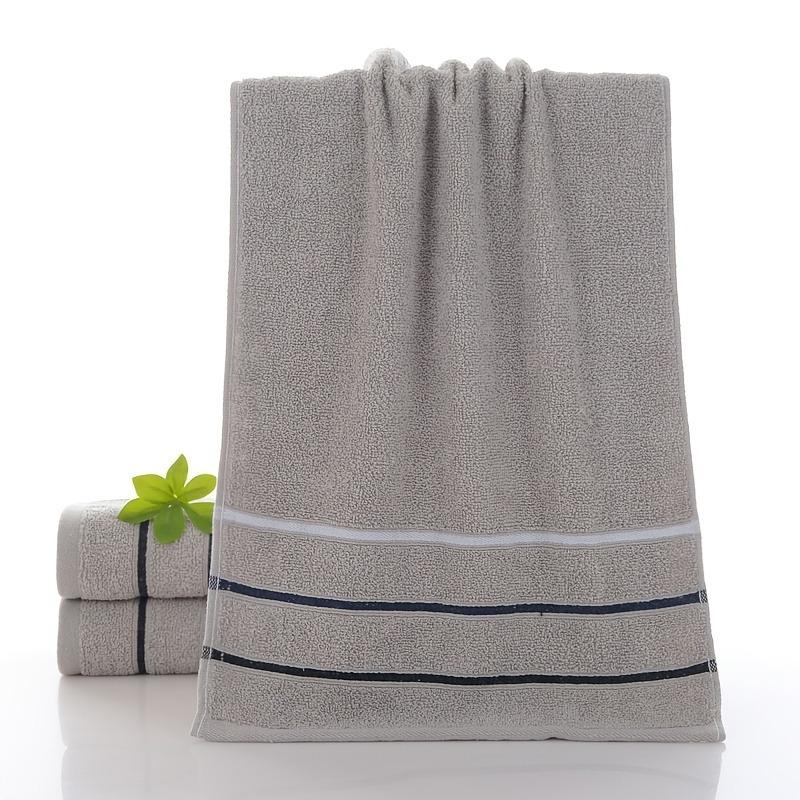 1PACK 1PC/4PCS Cotton Towel Thickened Luxury Soft and Absorbent Cotton Blend Towel