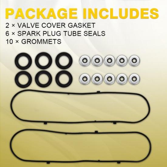 Valve Cover Gaskets For 05-08 Acura RL 3.5L 3471CC V6 Honda Pilot 3.5L V6 EXV