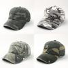 Cotton Washable Camouflage Baseball Cap With Curved Brim For Summer Casual Wear