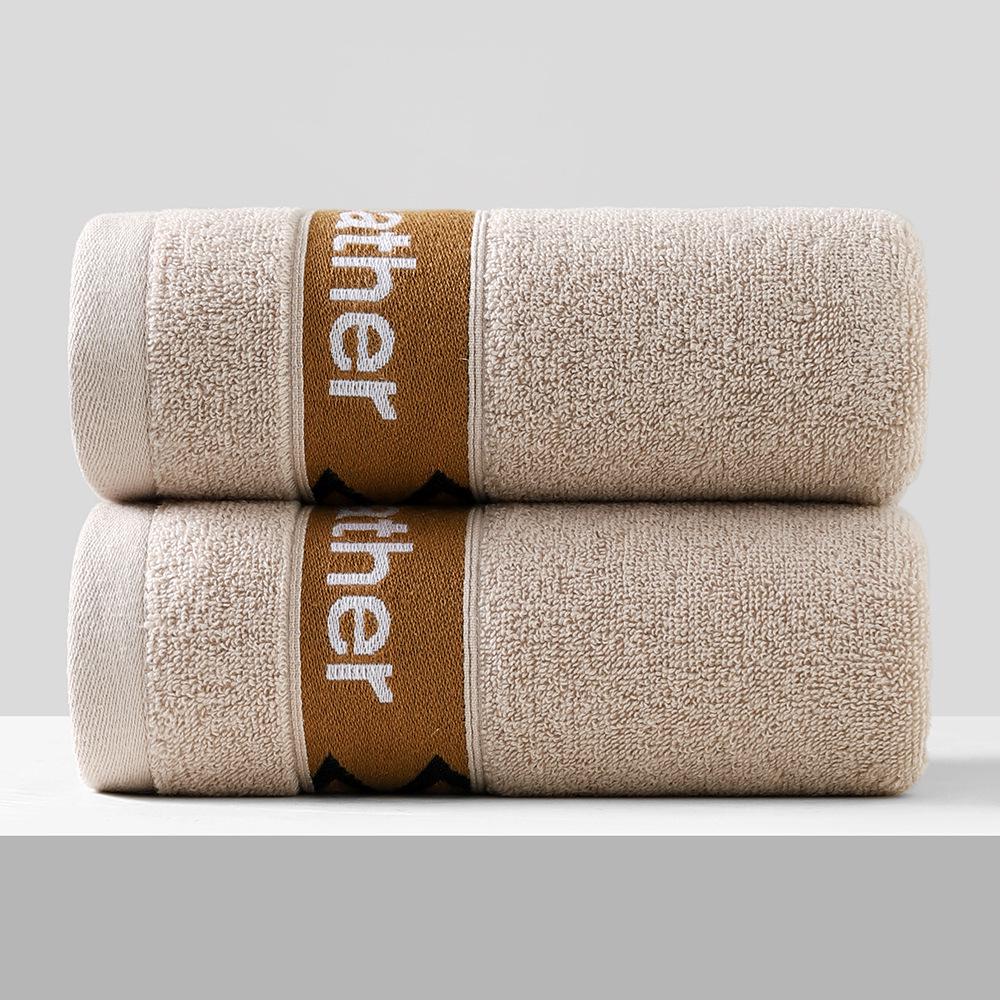 Gaoyang Hrubý Čistá Bavlna Mäkký Uterák Absorbujúci Vodu, Jednofarebný, Dospelý Uterák na Tvár