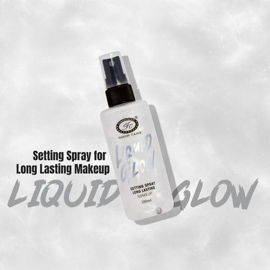 Fashion Colour Liquid Glow Setting Spray For Makeup Long Lasting (100ml) | Natural Dewy Finish | Keeps Makeup Intact | Hydrates (MF09A, 100ML)