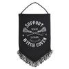 Support Your Local Witch Coven Fabric Hanging Banner