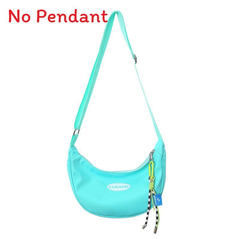 Nylon Casual Crossbody Bag With Zipper Closure For Daily Use