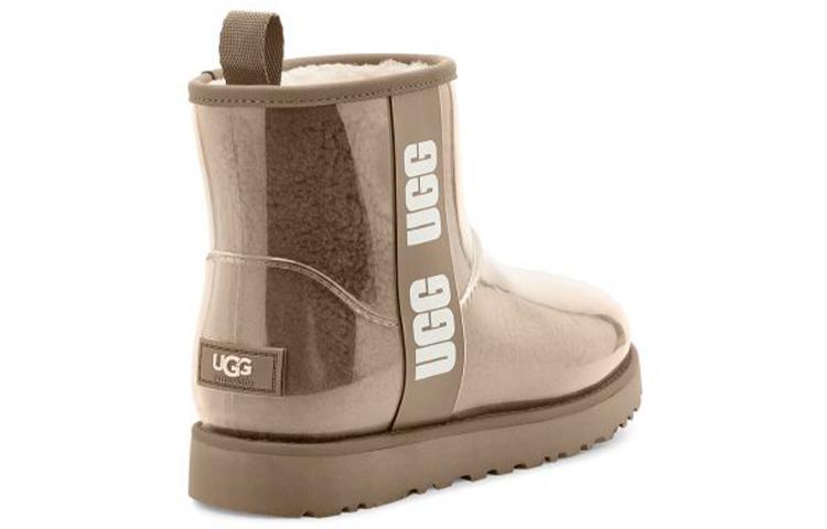Women's Sneakers UGG Classic Clear Mini Large Logo Fleece Lined '' Women's