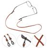 1PC Fashion New Design High Elasticity Sunglasses Lanyard Leather Strap Glasses Chain Cord Reading Glasses Strap Decoration