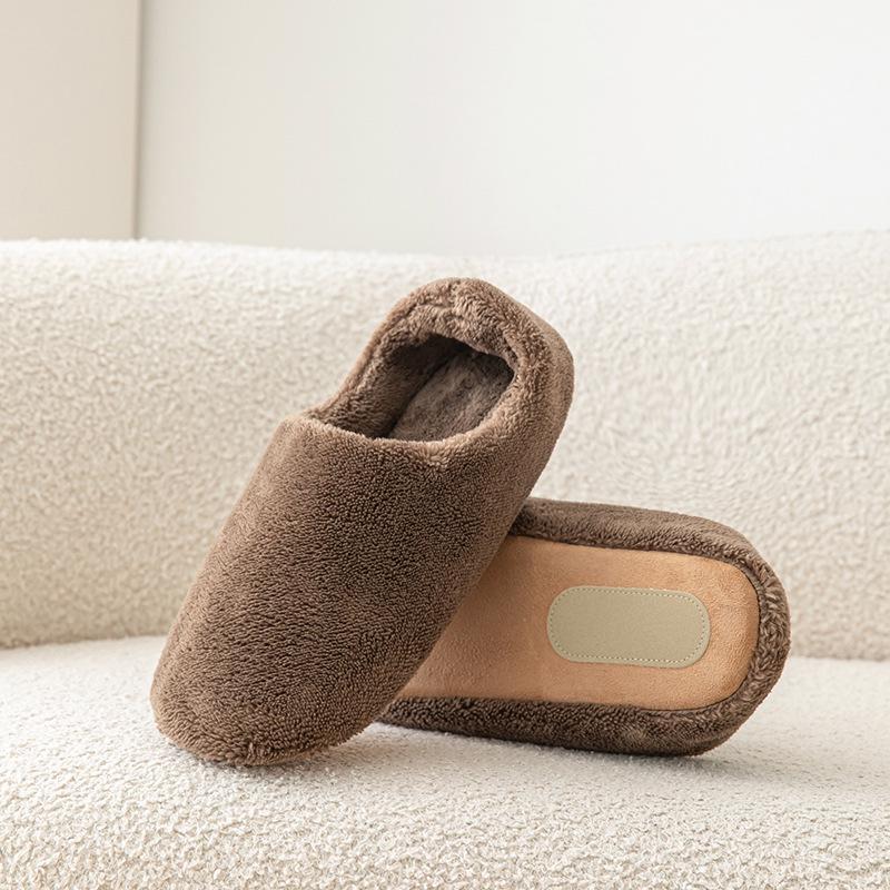 

Women s Youtiao Plush Non-slip Slippers - Silent Style, Warm for Autumn/Winter, Japanese Wood Floor Friendly L fits 40/41
