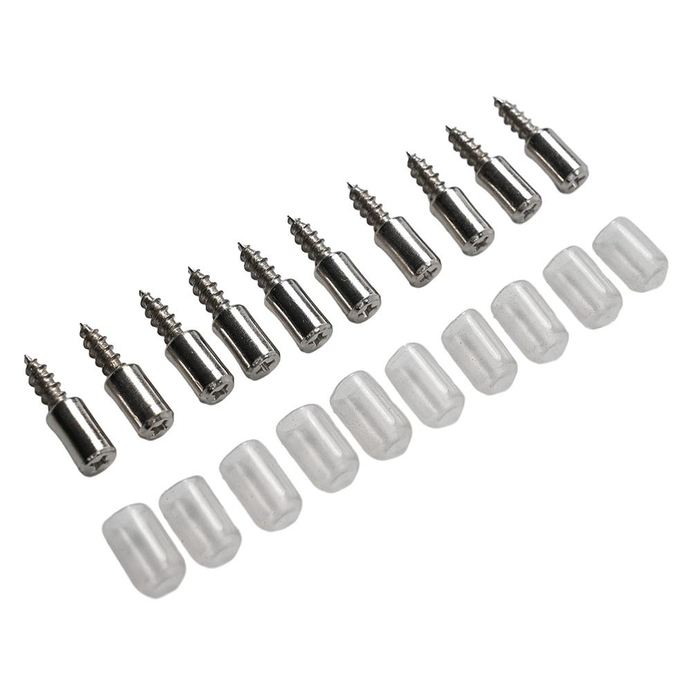 Self Tapping Screw Layer Plate Holder Wardrobe Storage Rack Screw Fixed Support For Wooden Cabinets Wardrobes Glass Laminates