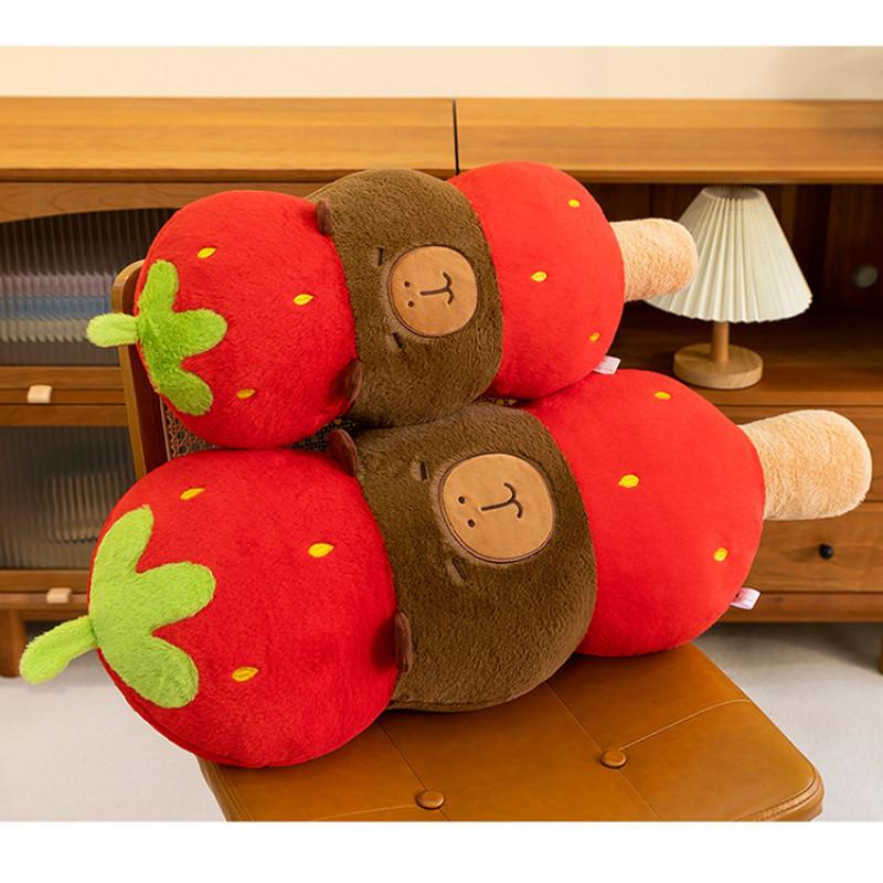 Capybara Stuffed Plush Animal Candied Haws Sleep Pillow Room Decoration Gift Kid
