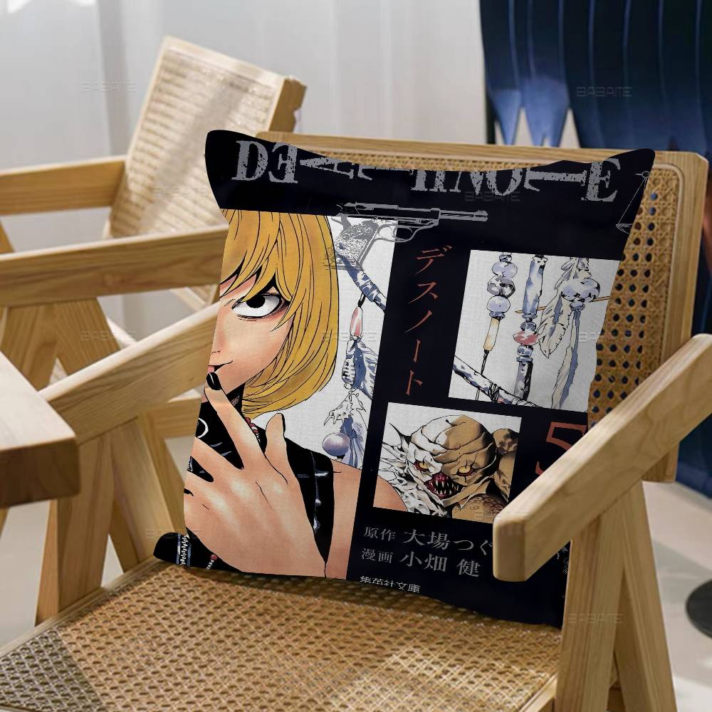 Death Note Anime Pillow Anime Pillow Sofa Bed Head Pillow Cover Cushion Cover 45x45 Cm Fashion