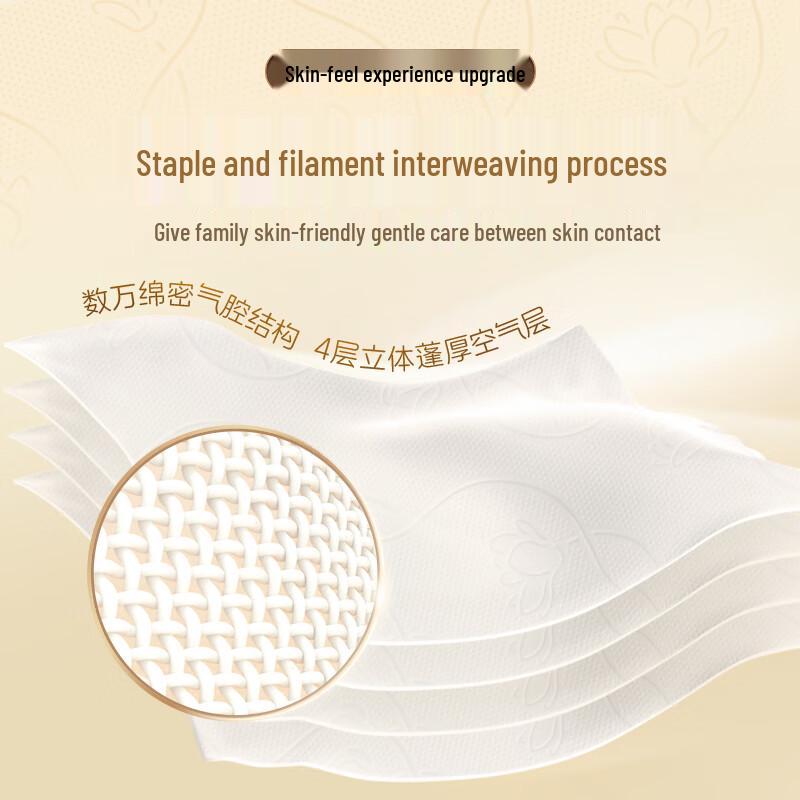 Qingfeng 4-Ply Unscented Toilet Paper Rolls