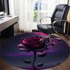 1pc Rose Nebula Office Round Area Rug, Under Office Chairs Bedroom Living Room Home Decor, Room Deco, Available in Various Sizes