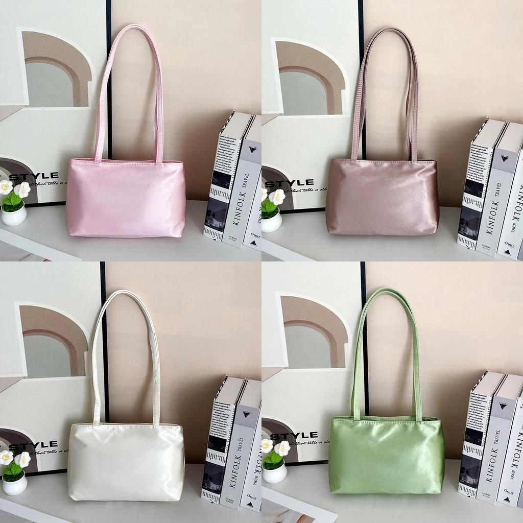 Nylon Tote Bag With Magnetic Closure For Daily Use In Elegant Art Style