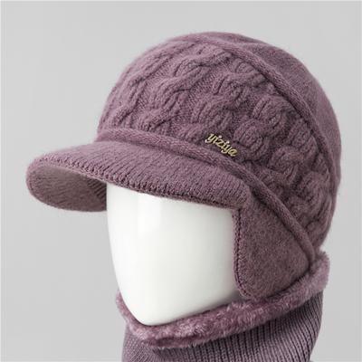 Hoed Dames Winter Oudere Oma Herfst Dikke Fluwelen Warme Hoed Middelbare leeftijd Moeder Oorbescherming Wollen Hoed Koude Hoed