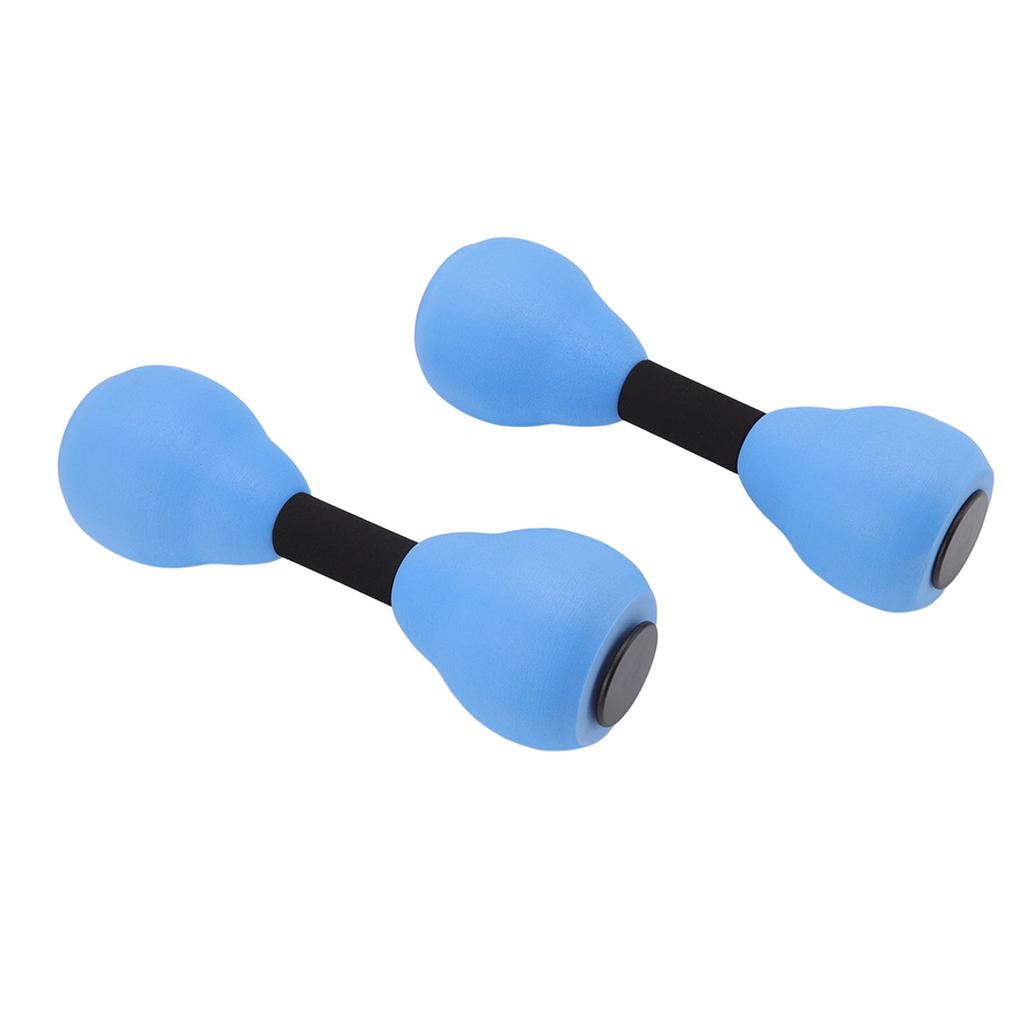 2pcs Water Floating Dumbbells EVA Foam Water Aerobic Exercise Foam Dumbbells for Swimming Pool
