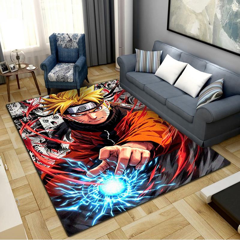 Ninja Anime Carpet Rug for Living Room Bedroom Home Sofa Decoration,Kids Play Non-slip Floor Mat