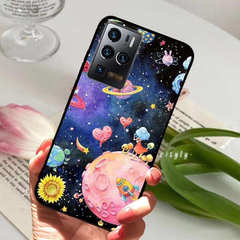 For ZTE Axon 30 Ultra Phone Case Axon30 Animals TPU Silicone Soft Funda Back Cover For ZTE Axon 30 Pro 30s Protector Cases Coque