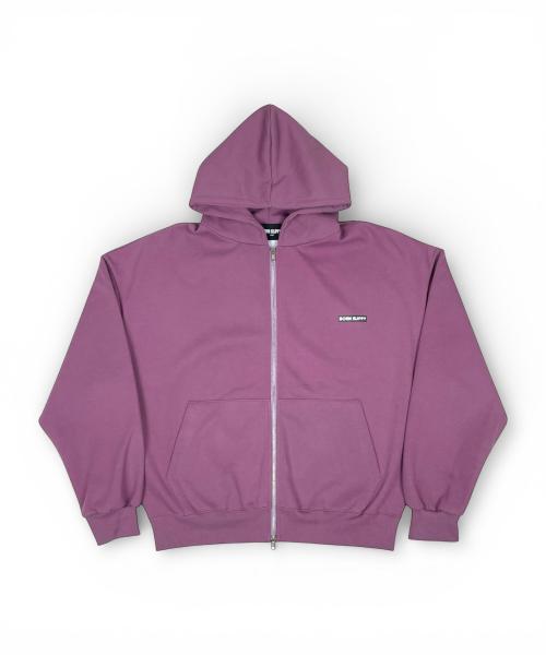 Born Slippy Box Logo Hood Zip-Up (Purple)