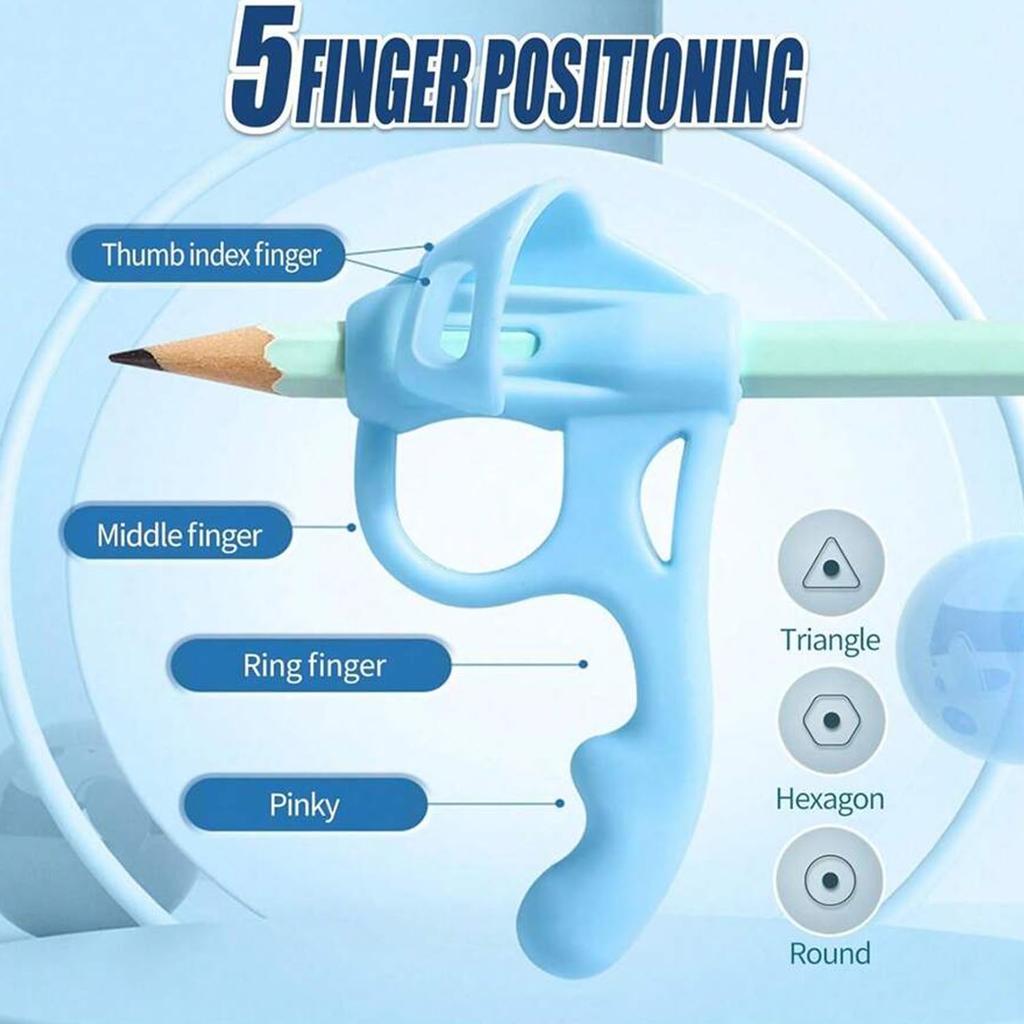 5pcs/10pcs Pencil Grippers, Pencil Grips for Kids Handwriting,Finger Grips Posture Correction Writing Tool for Toddlers Preschooler Training